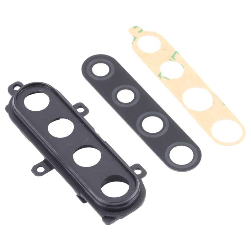 For Samsung Galaxy A21 SM-A215 10pcs Camera Lens Cover (Black)