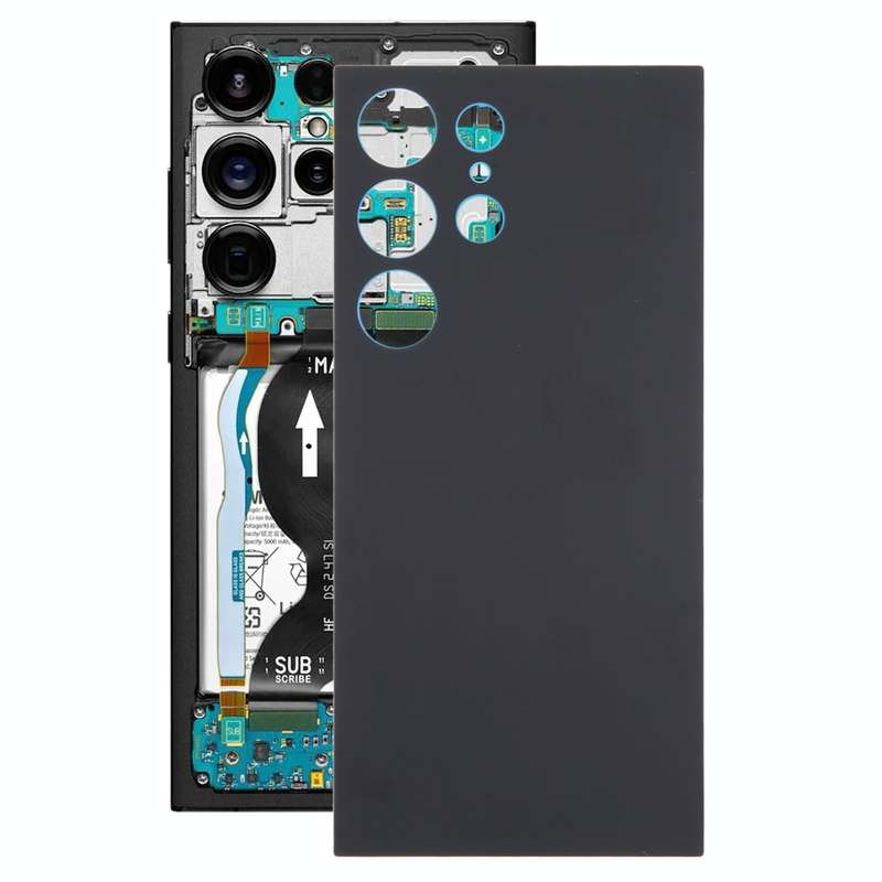 For Samsung Galaxy S24 Ultra SM-S928B OEM Battery Back Cover(Black)
