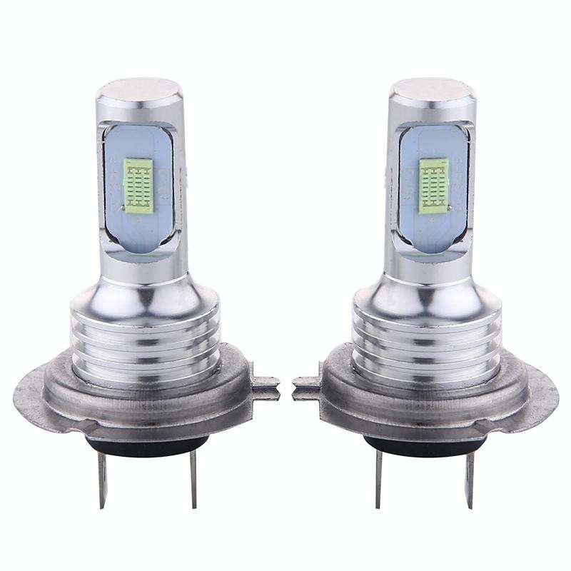 2 PCS H7 72W 1000LM 6000-6500K Super Bright White Light Car Fog LED Bulbs, DC 12-24V (Ice Blue Li...