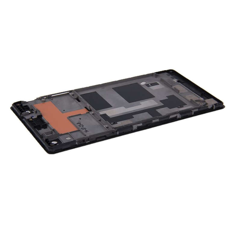 Front Housing  with Adhesive for Sony Xperia C3(Black)