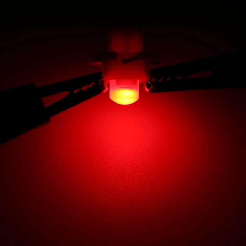 10 PCS B8.4 0.2W DC12V Wedge Instrument Panel COB LED Light Dashboard Gauge Cluster Indicator Lam...