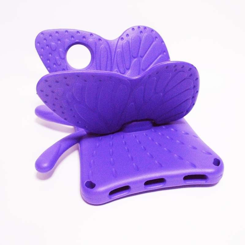 For Galaxy Tab A 10.9 2019 T510 / T515 Butterfly Bracket Style EVA Children Falling Proof Cover P...