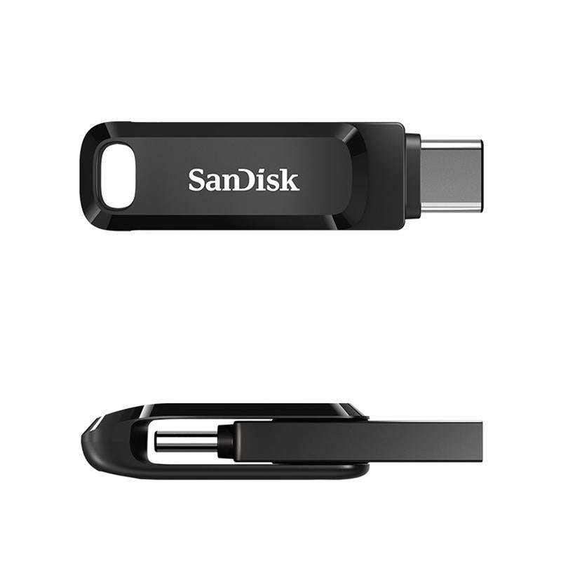SanDisk Type-C + USB 3.1 Interface OTG High Speed Computer Phone U Disk, Colour: SDDDC3 Black Pla...