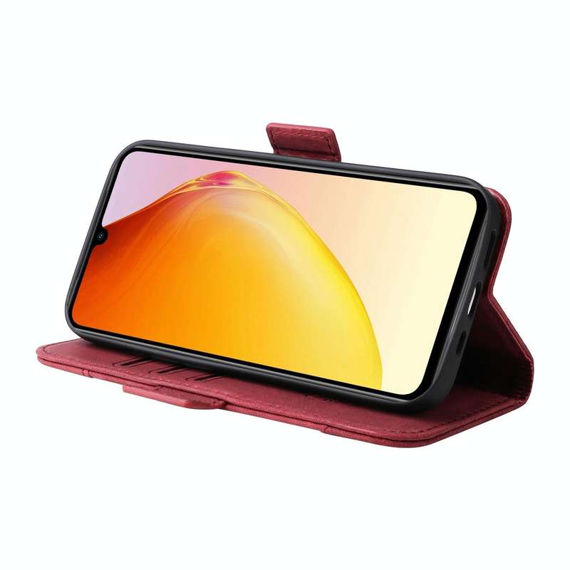 For vivo V25 / V25e 4G Global BETOPNICE Dual-side Buckle Leather Phone Case(Red)