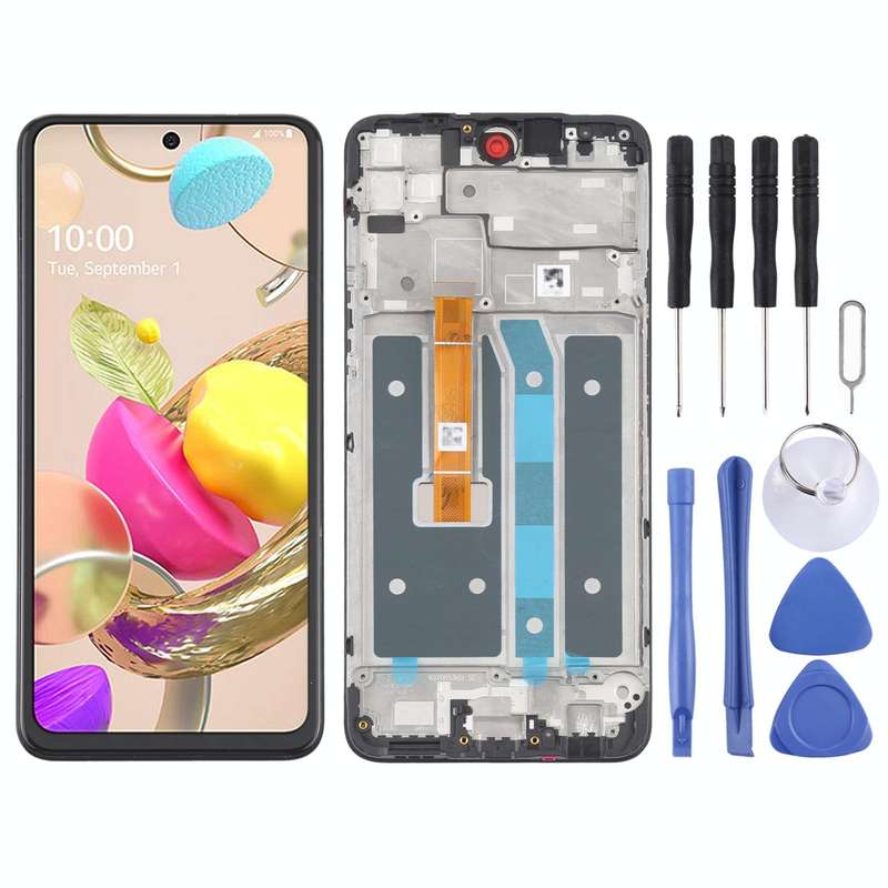 LCD Screen and Digitizer Full Assembly with Frame for LG K42 LMK420 LM-K420 LMK420H LM-K420H LMK4...