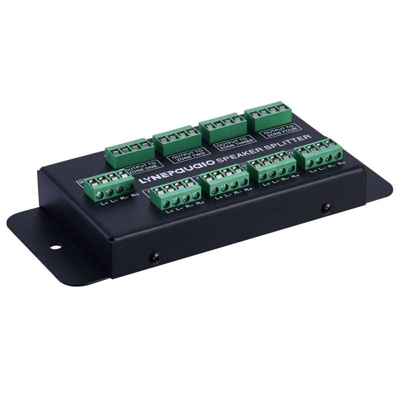 1 In 8 Out Amplifier And Sound Speaker Distributor, 8-Area Sound Source, Signal Distribution Pane...