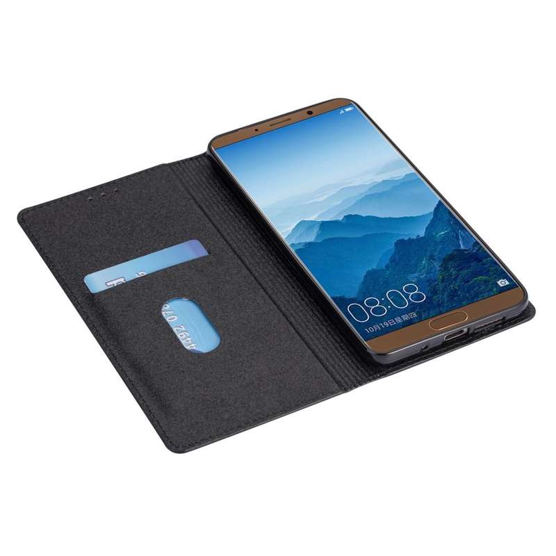 For Huawei Mate 10 Pro Ultrathin Glitter Magnetic Horizontal Flip Leather Case with Holder & Card...