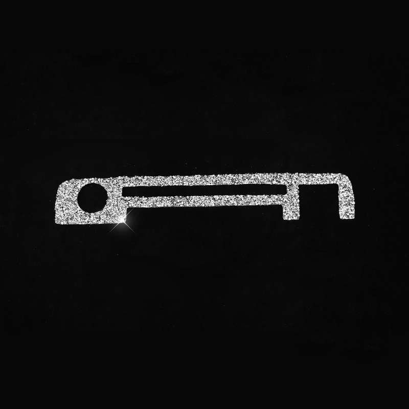 For BMW Series 3 E46 1998-2005 Car Center Control Panel Upper Diamond Decoration Sticker, Left an...