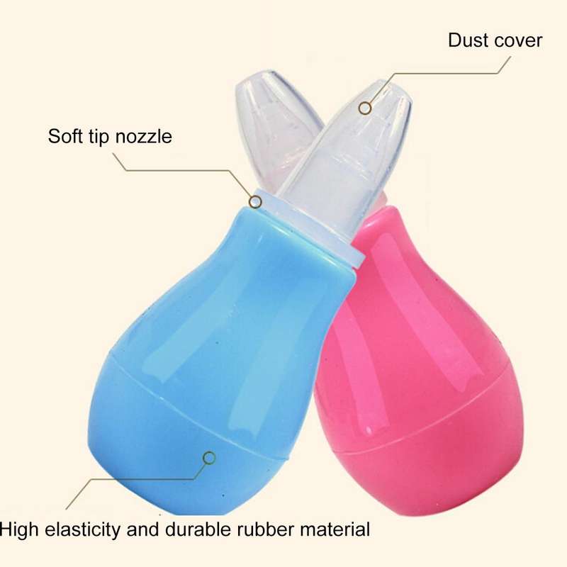 Balcherlam Baby Pump Nasal Suction Devices Baby Nose Cleaner, Random Color Delivery