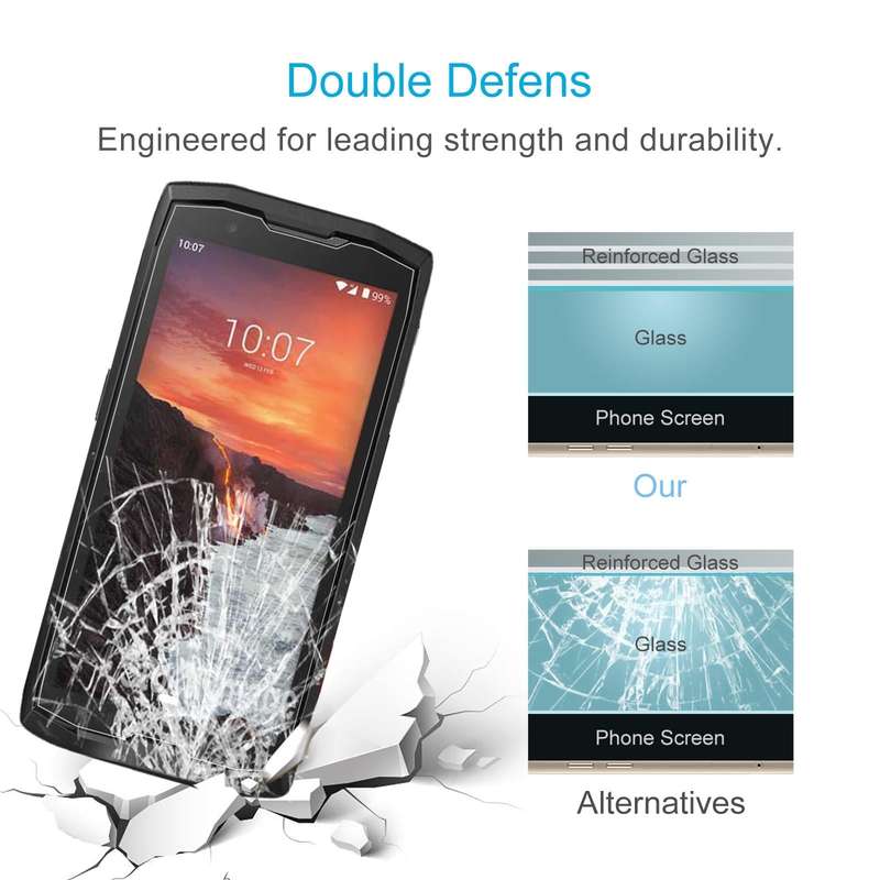 For Crosscall Core X4 50 PCS 0.26mm 9H 2.5D Tempered Glass Film