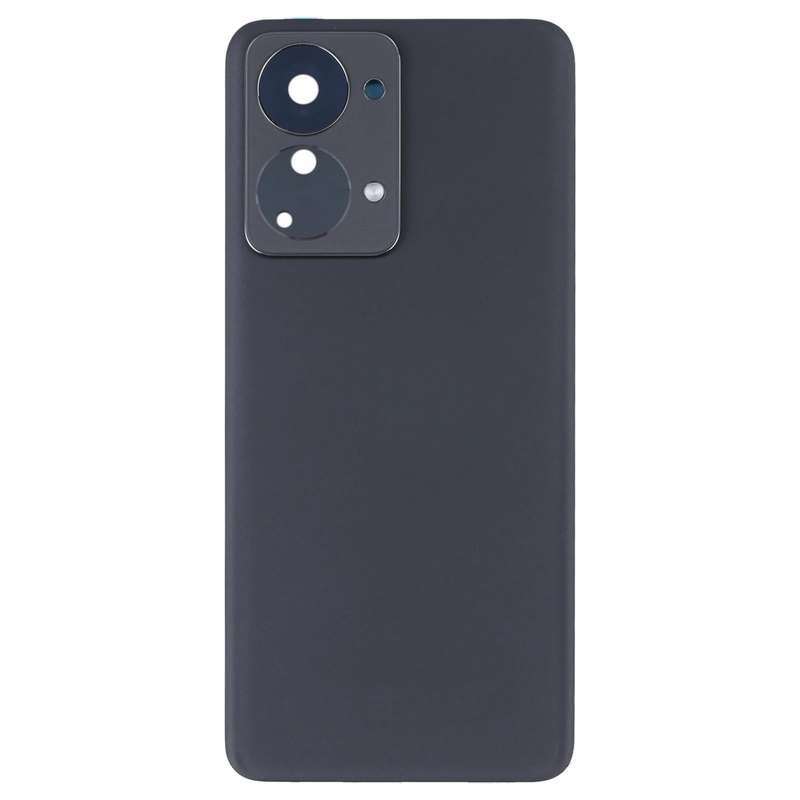 For OnePlus Nord 2T Battery Back Cover with Camera Lens (Black)