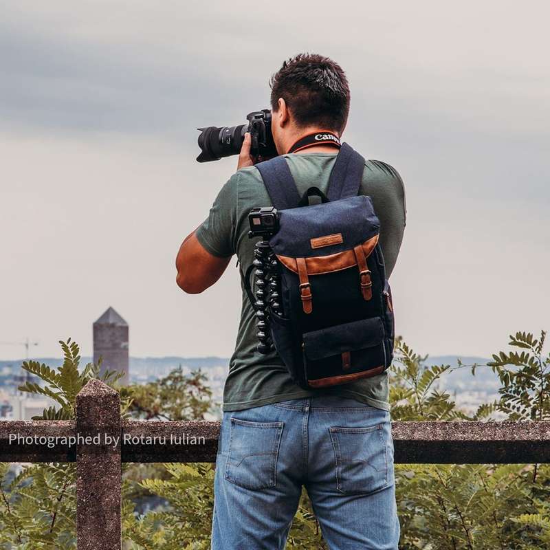 K&F CONCEPT KF13.066V10 Large Capacity Multifunctional Camera Backpack Double Shoulders Bag
