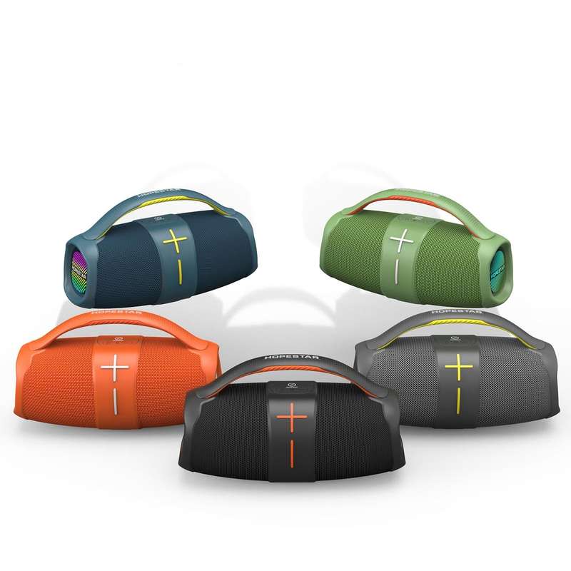 HOPESTAR H60 20W Outdoor Portable Waterproof Wireless Bluetooth Speaker(Black)