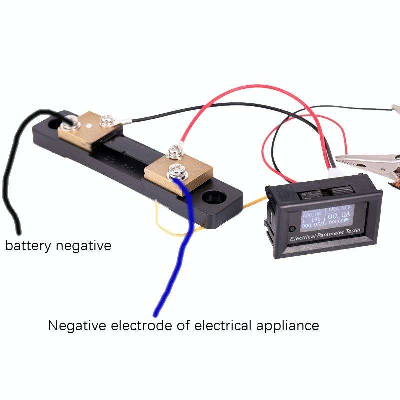 OLED 50A / 100A Universal Voltage Current Power Meter(Separate Meter)