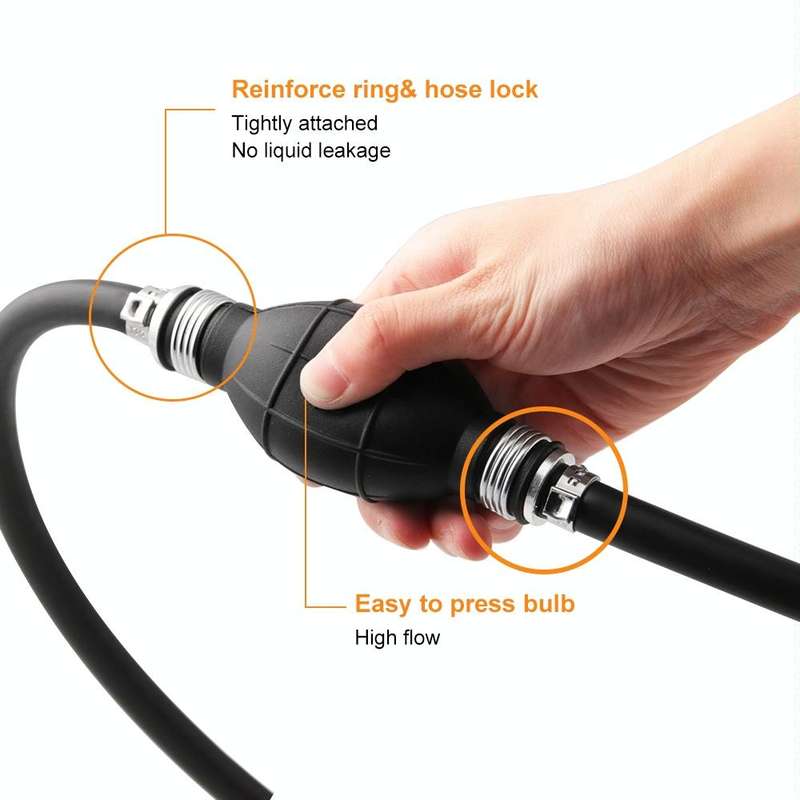 Universal Fuel Line Assembly Outboard Primer Bulb Pump for Marine Boat RV