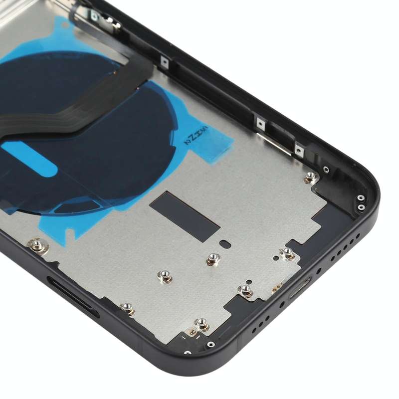 Battery Back Cover (with Side Keys & Card Tray & Power + Volume Flex Cable & Wireless Charging Mo...