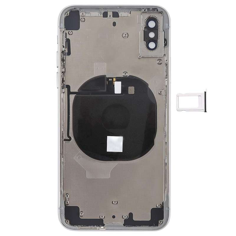 Battery Back Cover Assembly with Side Keys & Wireless Charging Module & Volume Button Flex Cable ...