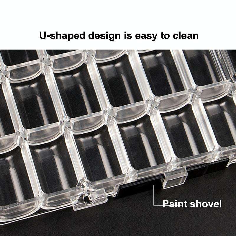 Water Color Moisturizing Color Box Leak-Proof Sealed Sketch Paint Box, Style: 24 Grids Classica