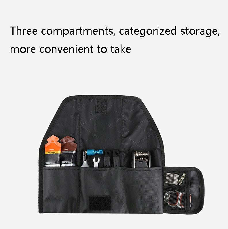 Rhinowalk RK5100 Bicycle Tools Storage Bag Mountain Bike Saddle Bag(Gray)