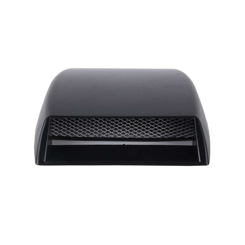 Car Turbo Style Air Intake Bonnet Scoop for Car Decoration(Black)