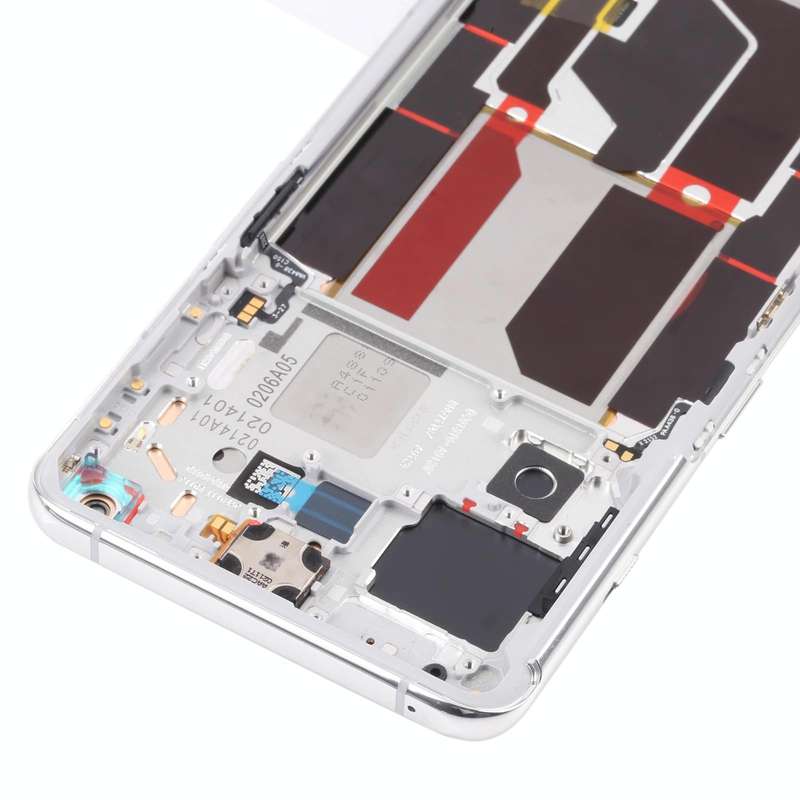 For OnePlus 10 Pro NE2210 Digitizer Full Assembly with Frame Original LCD Screen (Silver)