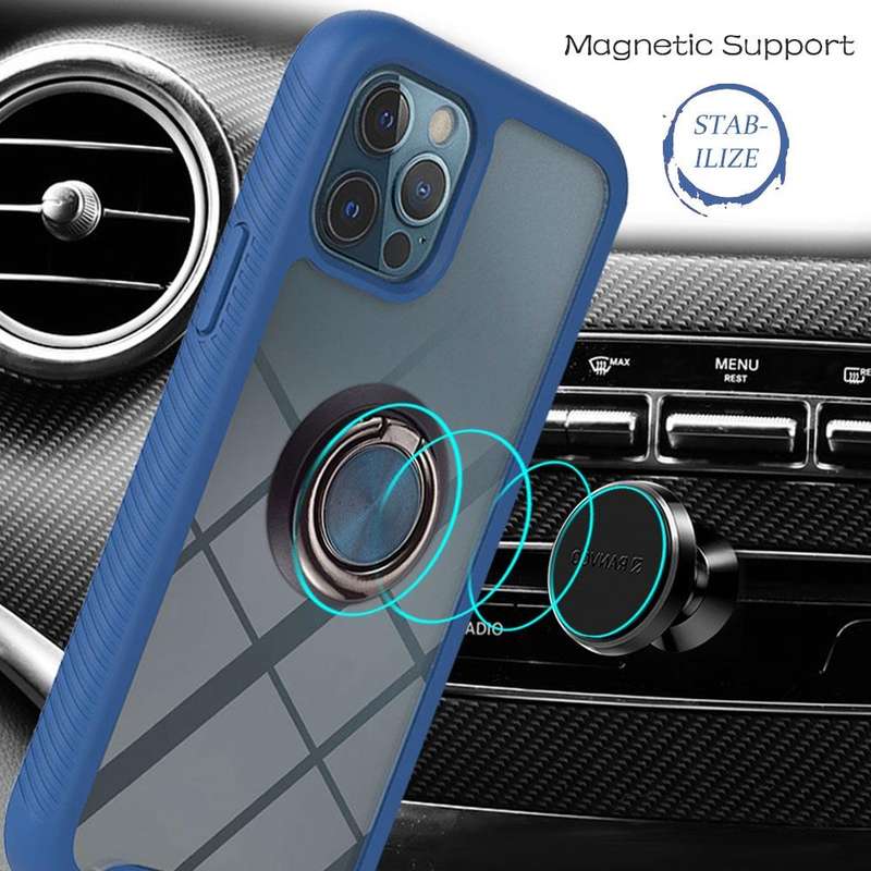For Samsung Galaxy A31 Starry Sky Solid Color Series Shockproof PC + TPU Protective Case with Rin...