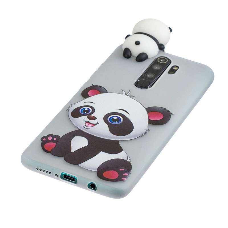 For Xiaomi Redmi Note 8 Pro Shockproof Cartoon TPU Protective Case(Panda)