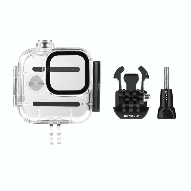 For GoPro Hero11 Black Mini PULUZ 40m Waterproof Housing Protective Case with Buckle Basic Mount ...