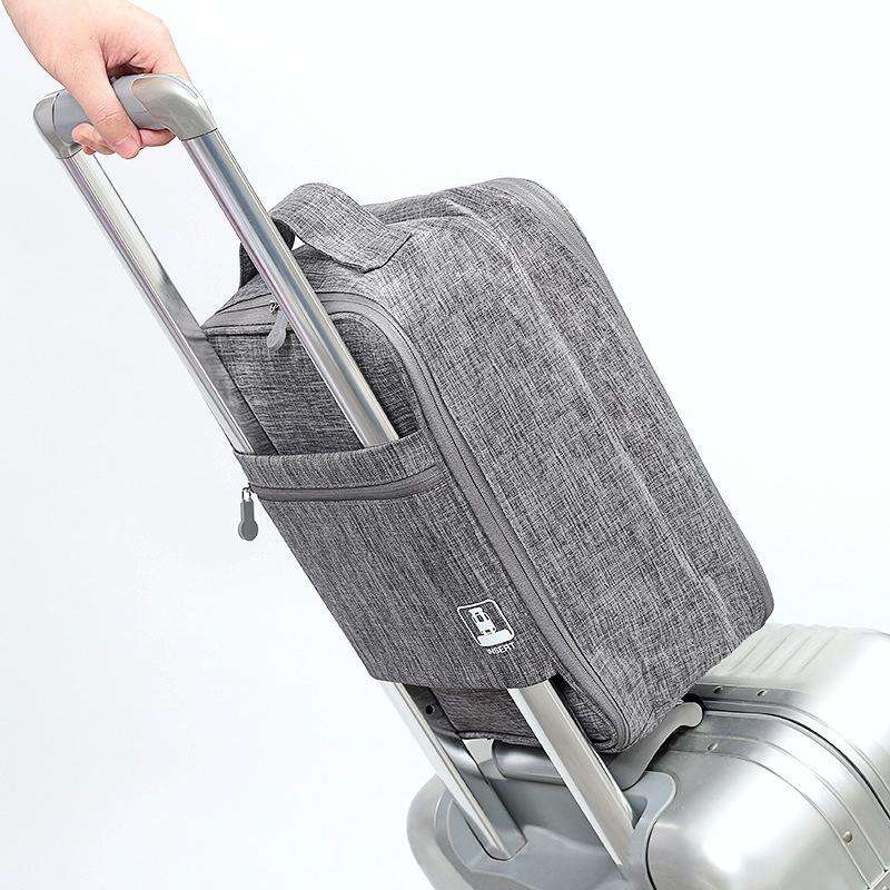 Multifunctional Travel Shoe Storage Bag Portable Multi-layer Shoe Box(Grey)