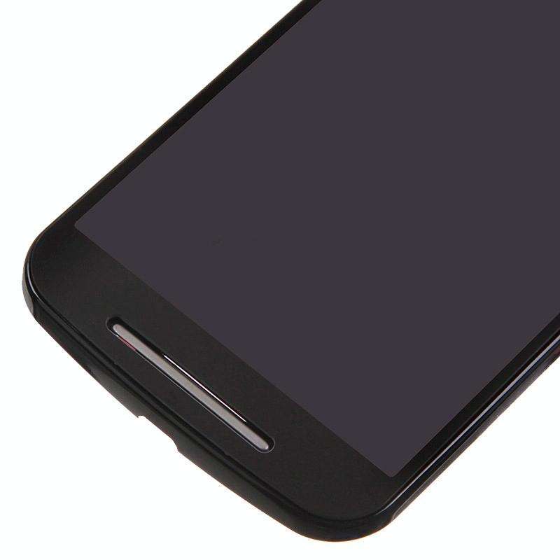 3 in 1 (LCD + Frame + Touch Pad) Digitizer Assembly for Motorola Moto G2(Black)