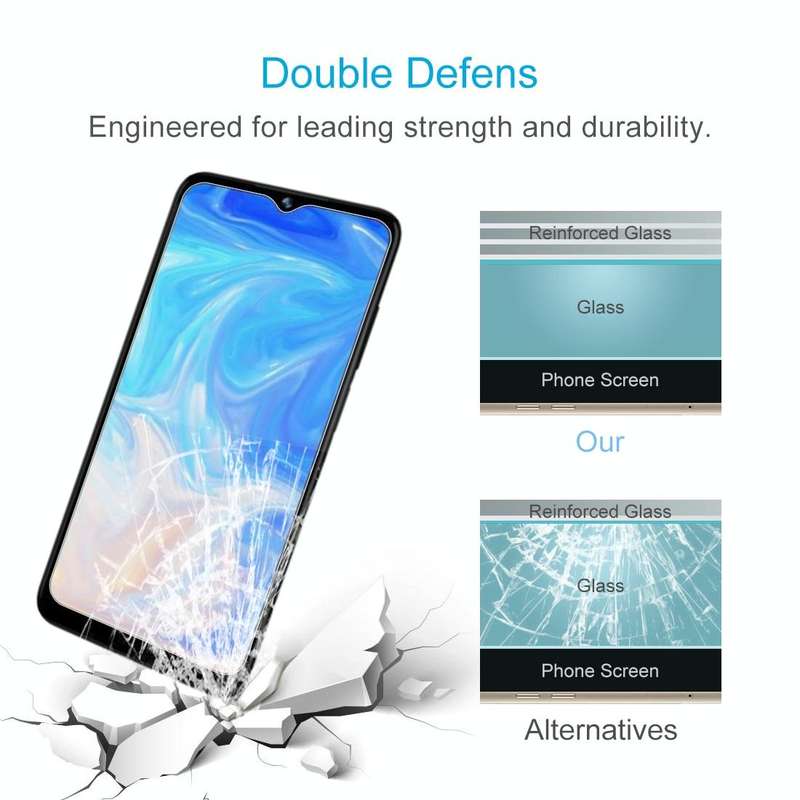For Doogee N40 Pro 10 PCS 0.26mm 9H 2.5D Tempered Glass Film