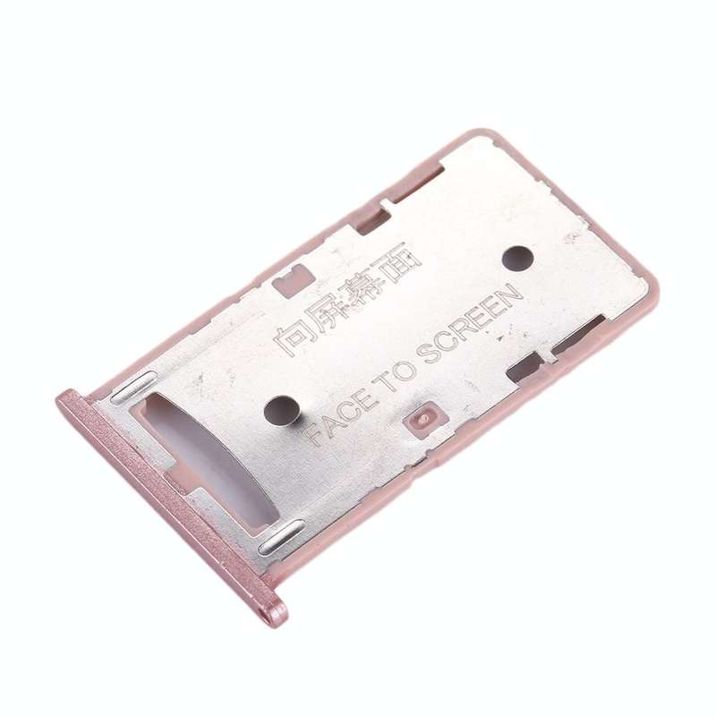 For Xiaomi Redmi 4A SIM & SIM / TF Card Tray(Rose Gold)