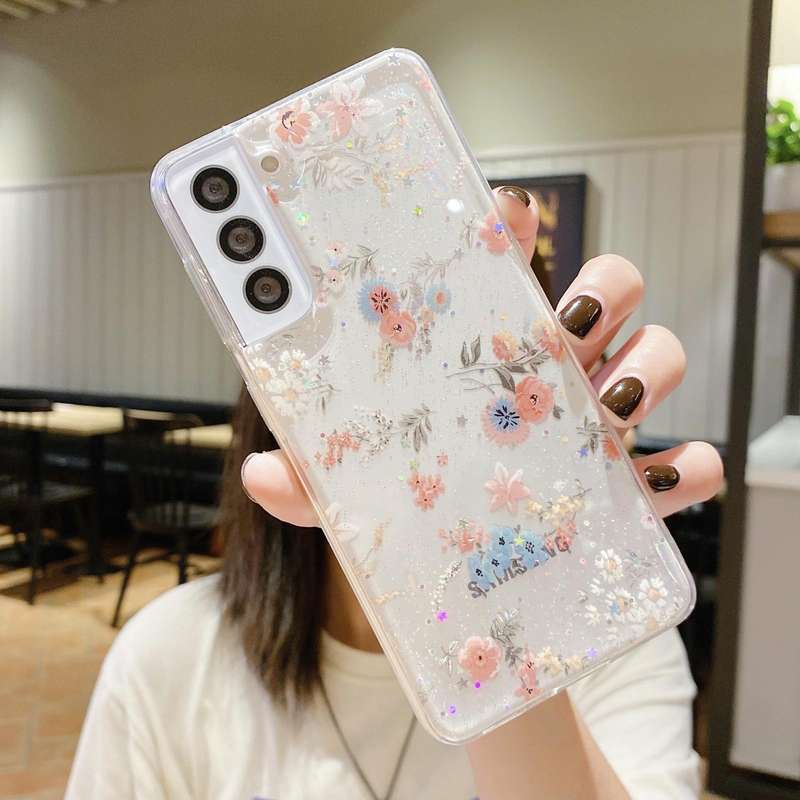 For Samsung Galaxy S20 FE Fresh Small Floral Epoxy TPU Phone Case(Beautiful Bouquet 1)
