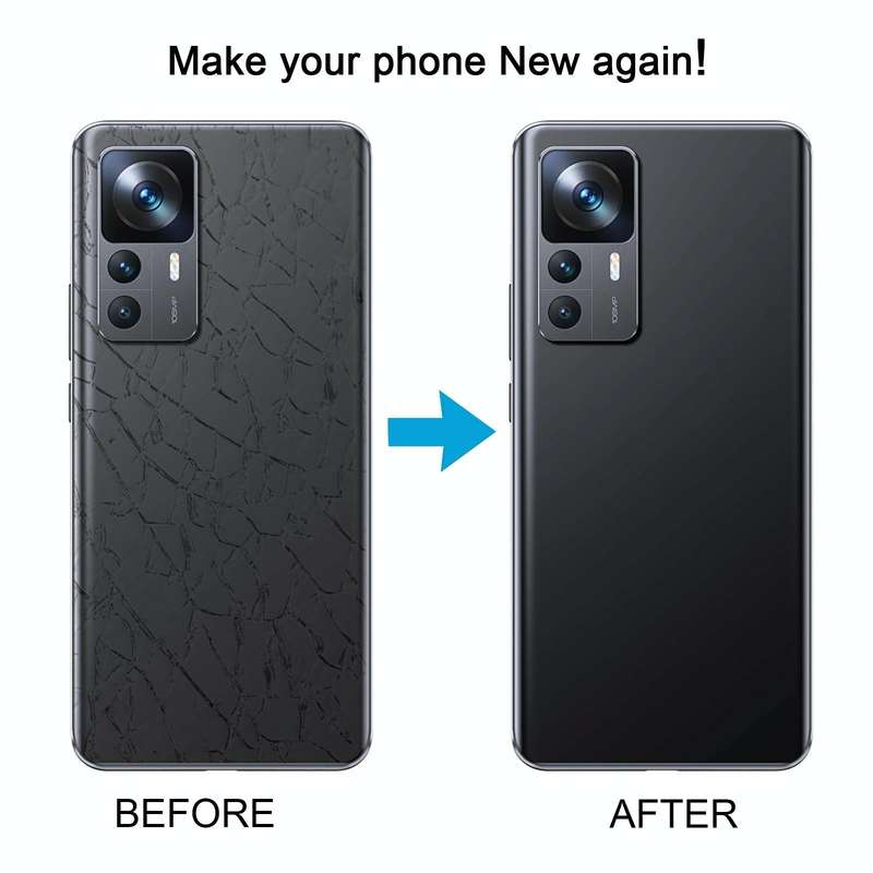 For Xiaomi 12T Pro OEM Glass Material Battery Back Cover(Black)