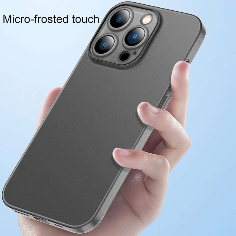 For iPhone 13 Pro Ultra-thin Micro Frosted Heat Dissipation Phone Case(Black)