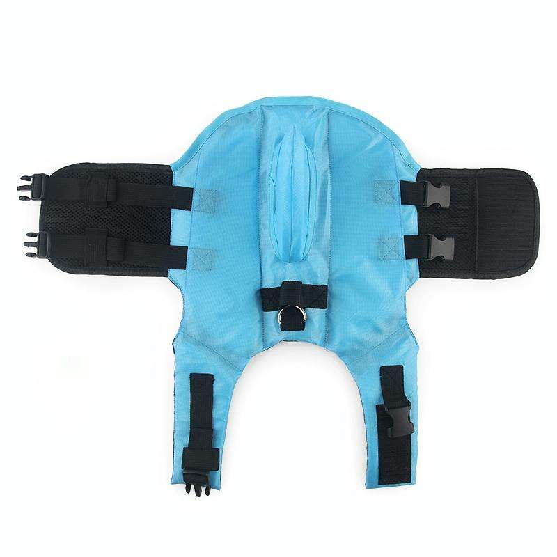 Summer Pet Life Jacket Dog Safety Clothes Dogs Swimwear Pets Safety Swimming Suit, Size:XS(Blue)