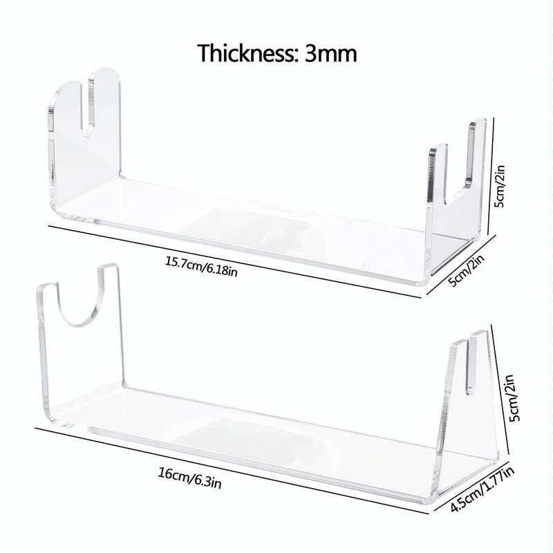 2pcs YX021-3 Acrylic Swiss Army Knife Display Knife Holder