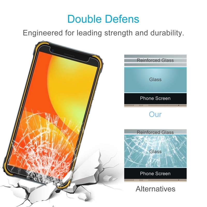 For Blackview BV4900 / BV4900 Pro / BV4900s 10 PCS 0.26mm 9H 2.5D Tempered Glass Film