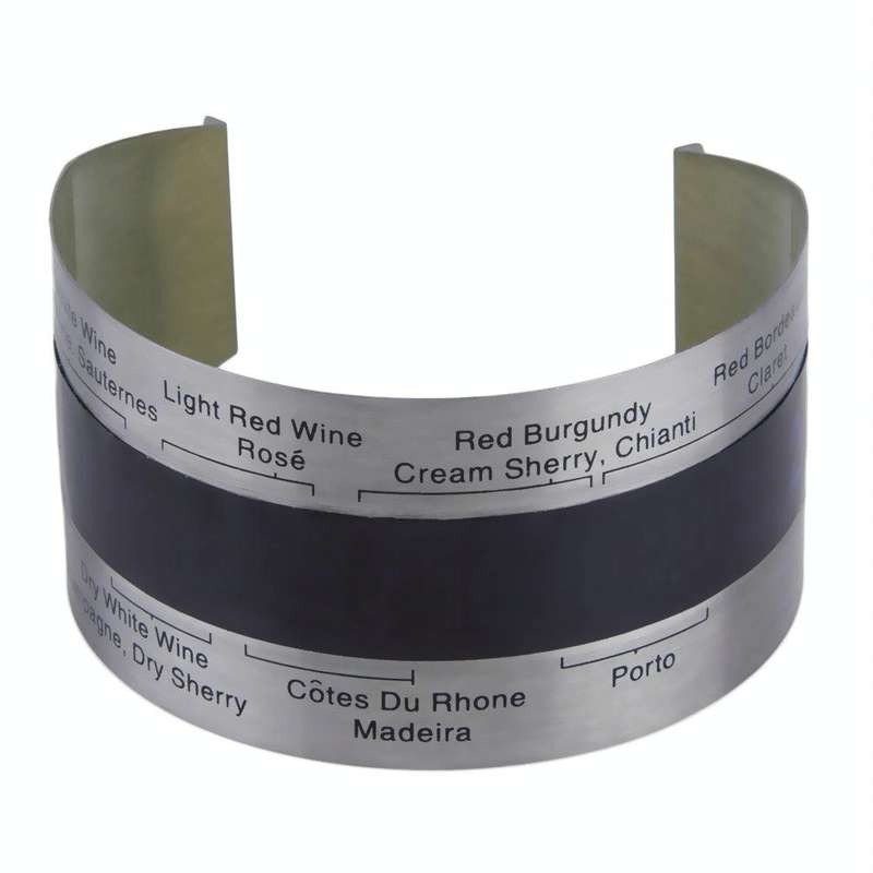 2pcs Stainless Steel LCD Electric Wine Digital Thermometer