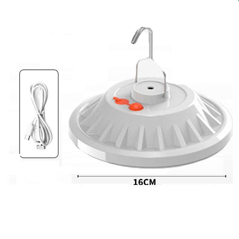 V62 120 LEDs UFO Rechargeable Light Household Emergency Light Bulb Outdoor Camping Night Market S...