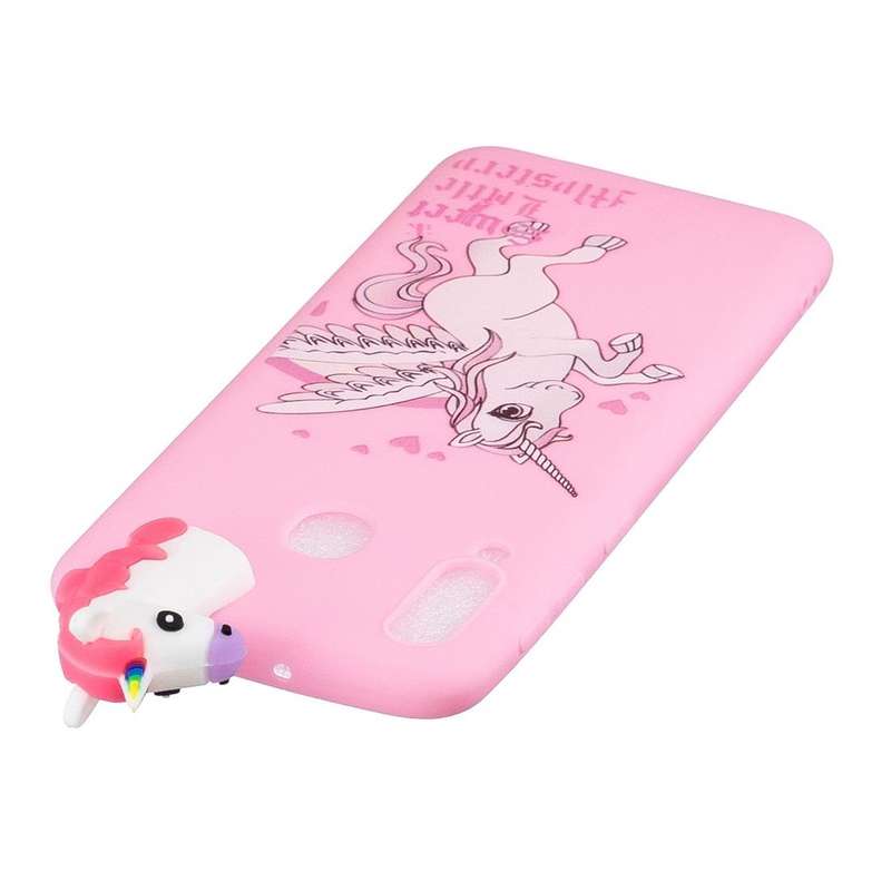 For Galaxy A30 Shockproof Cartoon TPU Protective Case(Unicorn)