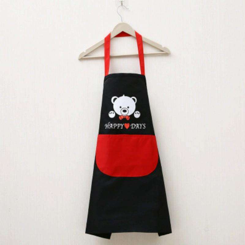 Waterproof Polyester Apron Woman Adult Bibs Home Cooking Baking Coffee Shop Cleaning Kitchen Acce...