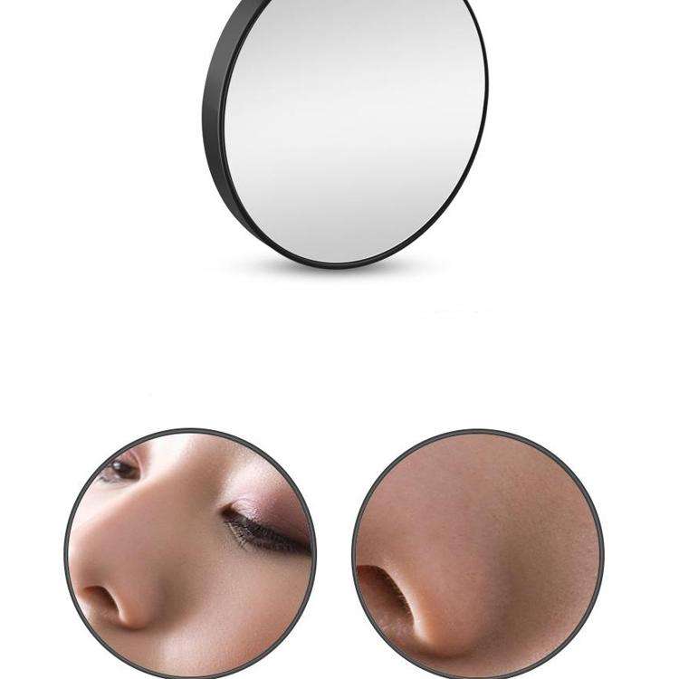 Magnification Small Round Mirror with Suction Cup Makeup Mirror 8.8cm Magnification Makeup Mirror...
