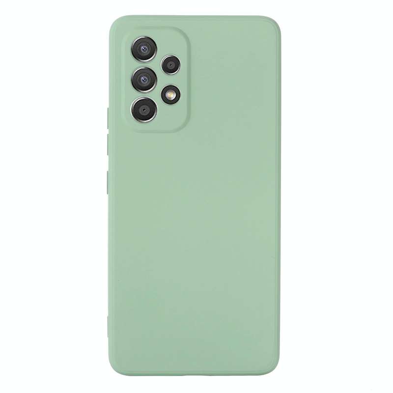 For Samsung Galaxy A53 5G Color Liquid Silicone Phone Case(Green)