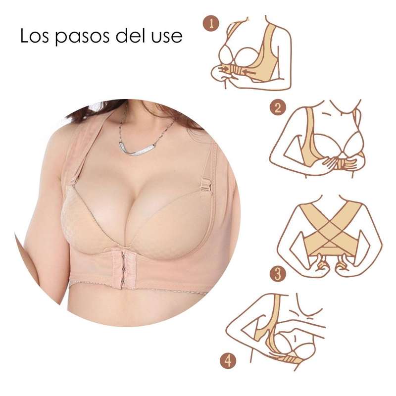 Women Ultrathin Kyphosis Correction Shoulder Support Tight-fitting Orthopedic Belt, Size:XL(Flesh...