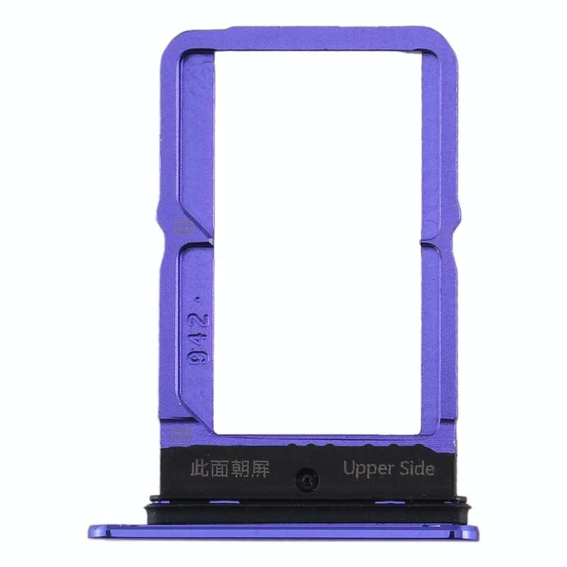 For vivo S5 SIM Card Tray + SIM Card Tray (Blue)