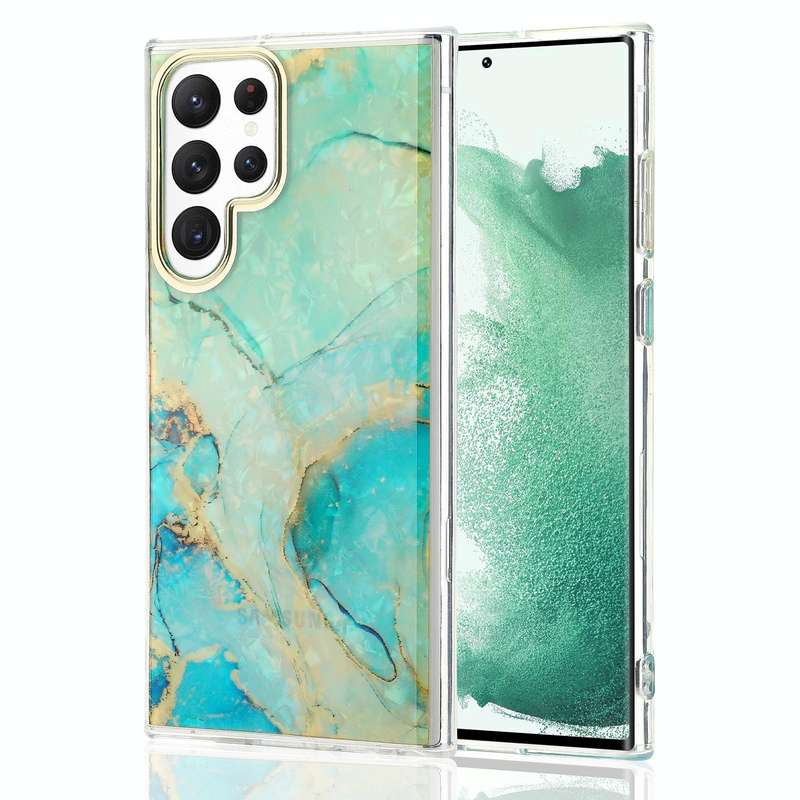 For Samsung Galaxy A73 5G Colorful Shell Texture TPU Phone Case(B1)
