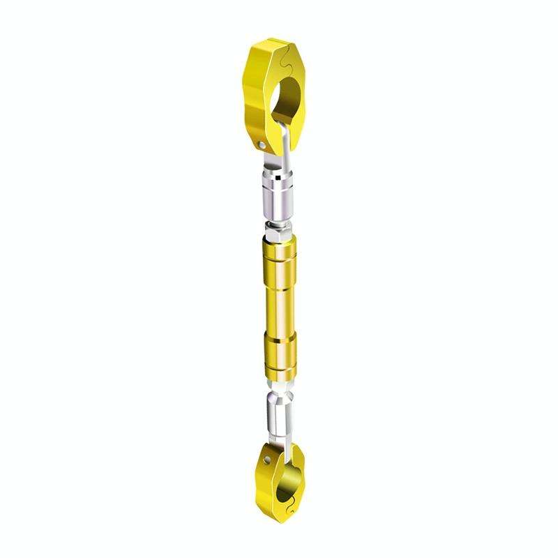 Motorcycle Aluminium Alloy Adjustable Reinforce Bar Balance Bar Motorbike Parts(Gold)