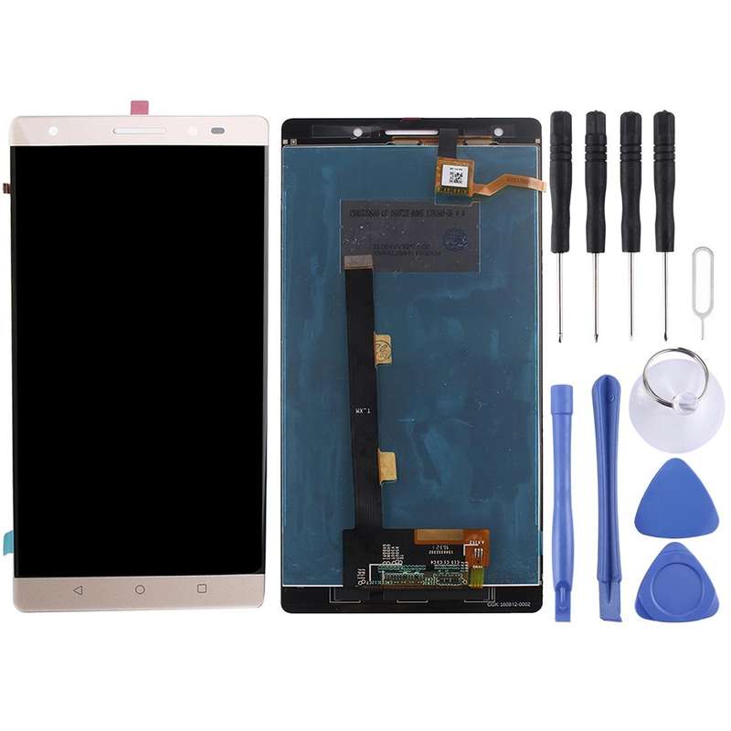 OEM LCD Screen for Lenovo Phab 2 Plus with Digitizer Full Assembly (Gold)