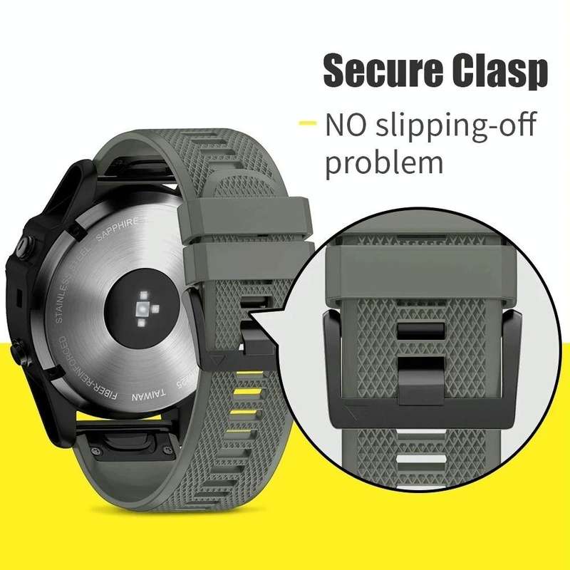 For Garmin Forerunner 965 22mm Quick Release Silicone Watch Band(White)